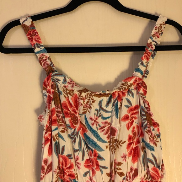 Pink Rose Dresses & Skirts - Pink Rose Floral Print Maxi Dress Size M